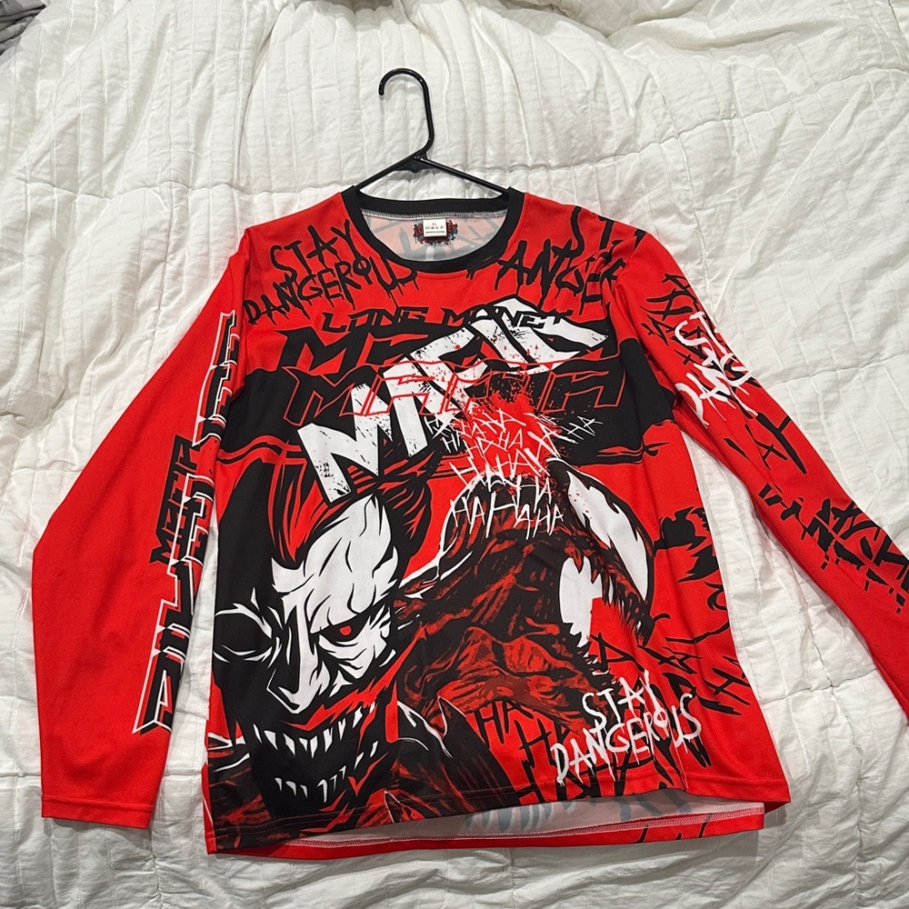 Graphic Red Long Sleeve Jersey LMM